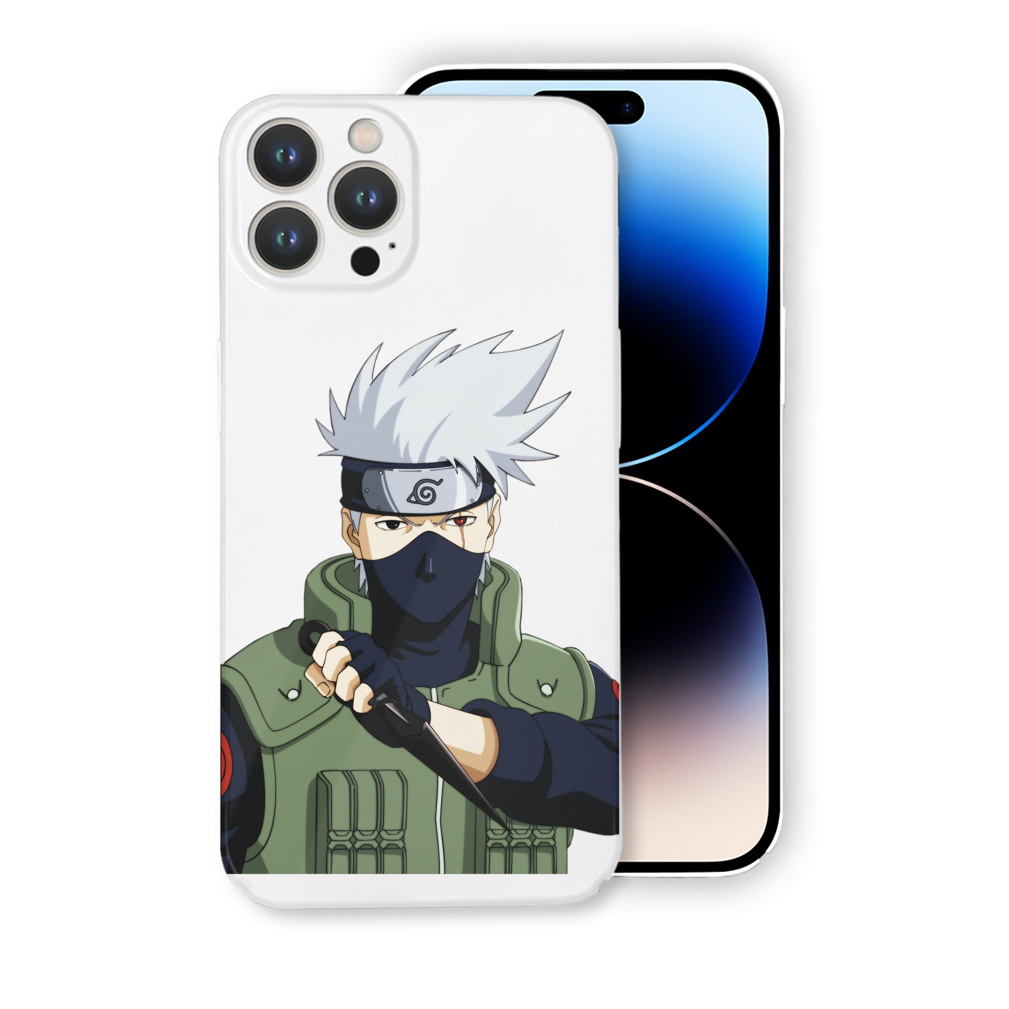 （画像用） NARUTO -ナルト- はたけ カカシ Hatake Kakashi 【iPhone 14シリーズ対応】ハードケース